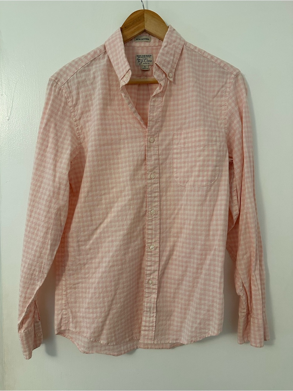 J. Crew - Pink & White Gingham